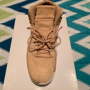 Jordan retro 12 vanchetta tan/ metallic gold